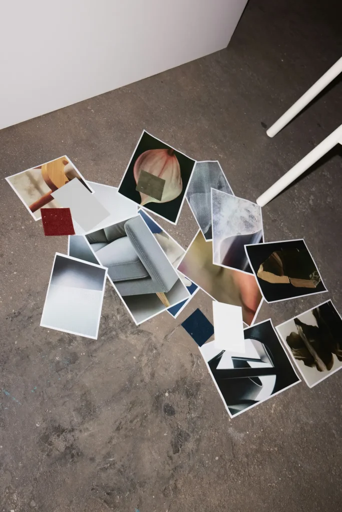 Conjunto de imagenes y fotografías sobre el suelo